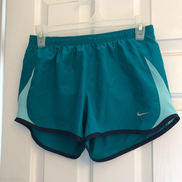 NIKE Teal Running Jogging Shorts S - Picture 6 of 7